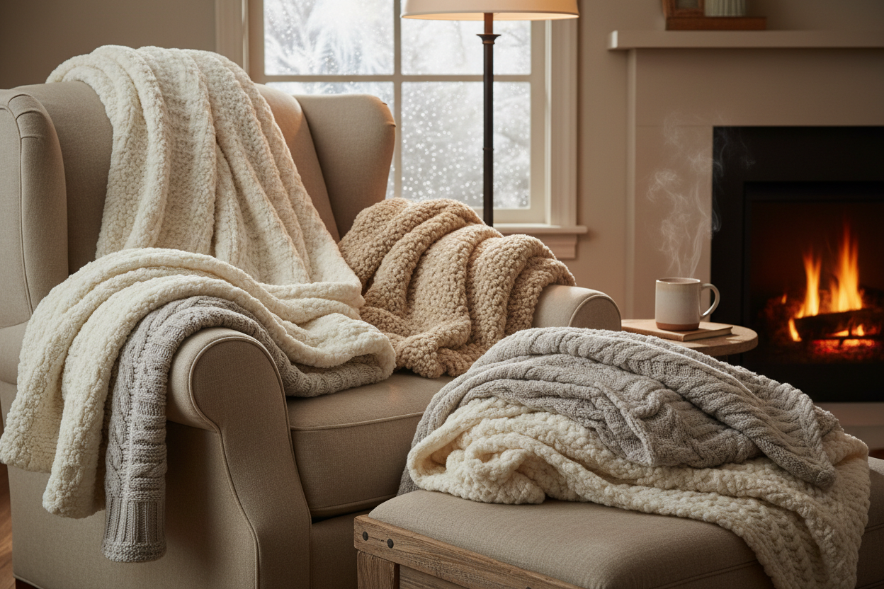 winter cozy blankets